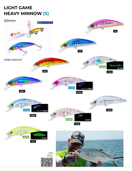 LIGHT GAME HEAVY MINNOW