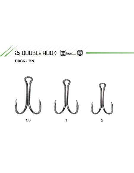 DOUBLE HOOK 11086-BN 2X