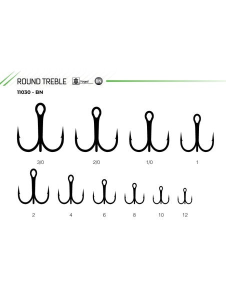 ROUND TREBLE 11030-BN