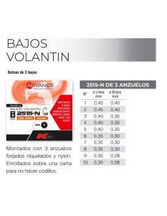 Imagen 1 - 3 ANZUELOS 2515-N 3 ANZUELOS 2515-N - Imagen 1