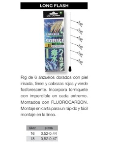 Imagen 1 - SABIKI LONG FLASH 6 PLUMAS SABIKI LONG FLASH 6 PLUMAS - Imagen 1