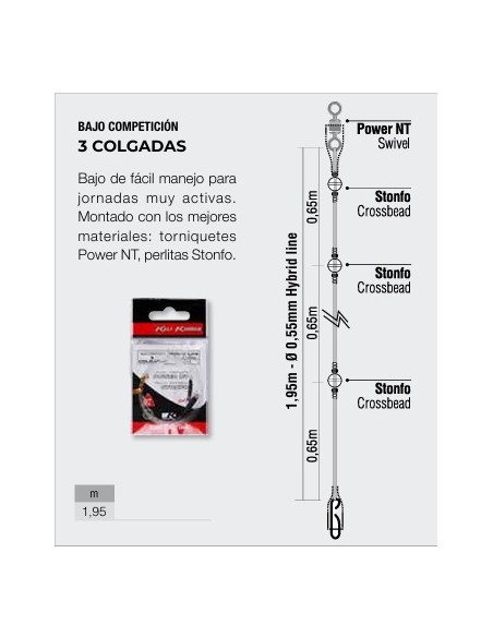 BAJO COMPETICION 3 COLGADAS