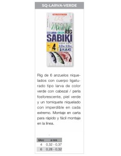 Imagen 1 - SABIKI SQ-LARVA 6 VERDE SABIKI SQ-LARVA 6 VERDE - Imagen 1