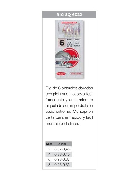 SABIKI SQ-6022 6 PLUMAS