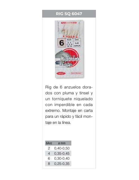 SABIKI SQ-6047 6 PLUMAS