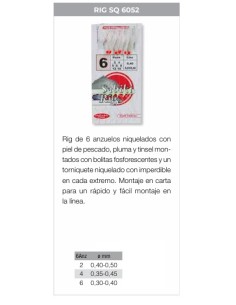 Imagen 1 - SABIKI SQ-6052 6 PLUMAS SABIKI SQ-6052 6 PLUMAS - Imagen 1