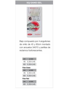 Imagen 1 - SABIKI SQ-SAND EEL 4 WHITE SABIKI SQ-SAND EEL 4 WHITE - Imagen 1