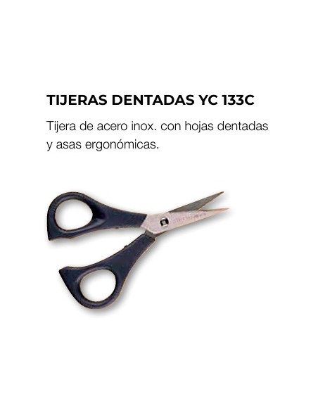 TIJERA DENTADA YC133C