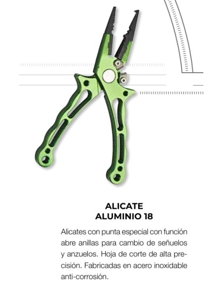ALICATE ALUMIN KALI KUNNAN 18