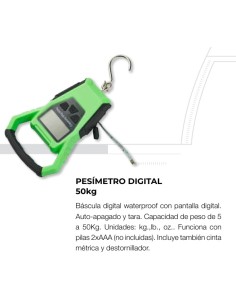 PESIMETRO DIG 50KG KALI KUNNAN - Imagen 1