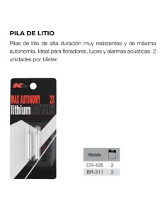 B/2 PILAS BR311 LITIO KALI - Imagen 1