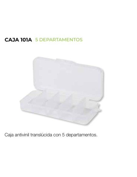 CAJA KALI 101A 5x DEPARTAMENTOS 15x7x3