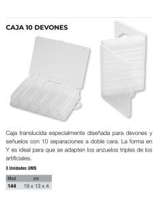 Imagen 1 - CAJA 10 DEVONES 19x13x4 CAJA 10 DEVONES 19x13x4 - Imagen 1