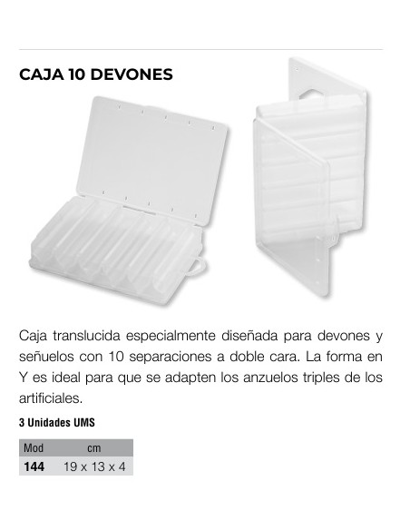 CAJA 10 DEVONES 19x13x4