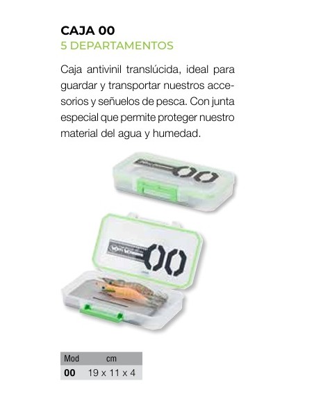 CAJA 00 5x DEP EVA 19x11x4