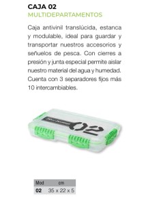 Imagen 1 - CAJA 02 MULTDEPARTAMENTOS 35x22x5 CAJA 02 MULTDEPARTAMENTOS 35x22x5 - Imagen 1