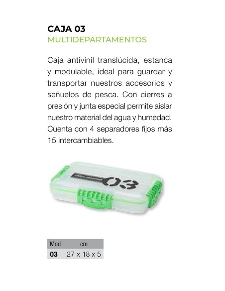 CAJA 03 MULTDEPARTAMENTOS 27x18x5