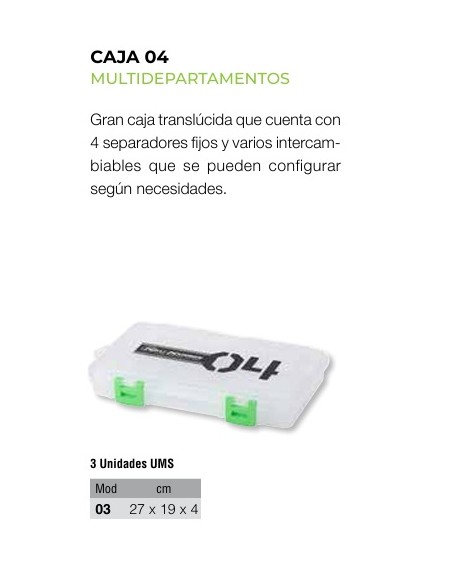 CAJA 04 MULTDEPARTAMENTOS 27x19x4