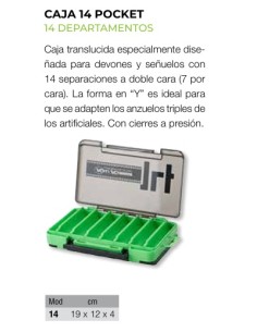 Imagen 1 - CAJA 14 POCKET 19x12x4 CAJA 14 POCKET 19x12x4 - Imagen 1
