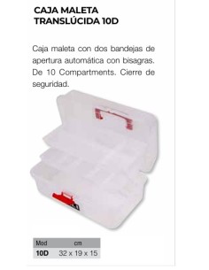 Imagen 1 - CAJA MALETA TRANSLUCIDA 10-D CAJA MALETA TRANSLUCIDA 10-D - Imagen 1