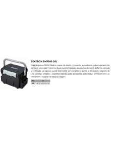 Imagen 1 - SEATBOX MEIHO 28L BM7000 N SEATBOX MEIHO 28L BM7000 N - Imagen 1