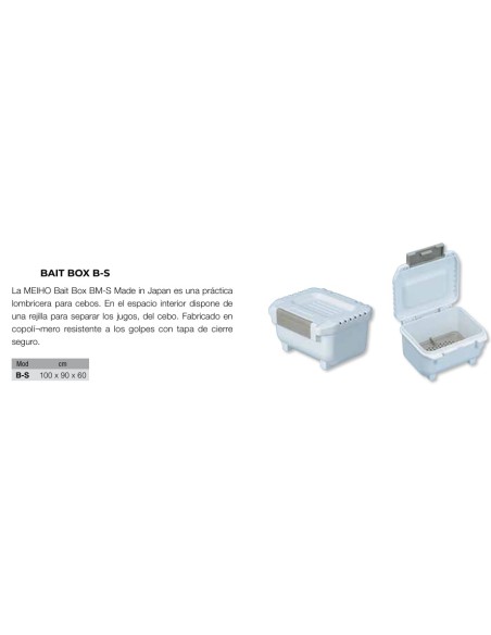 LOMBRICERA MEIHO BAIT BOX BM-S