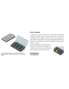 CAJA 4 NEGRA MEIHO 18*11*2 - Imagen 1