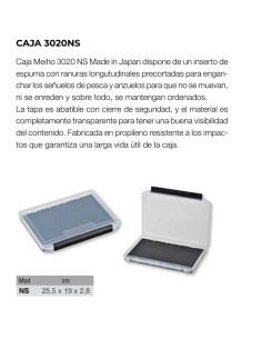 Imagen 1 - CAJA 3020NS MEIHO 26*19*3 CAJA 3020NS MEIHO 26*19*3 - Imagen 1