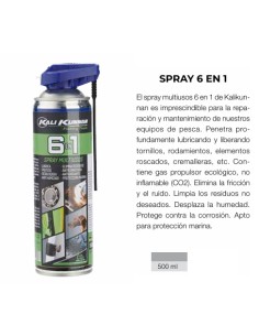 Imagen 1 - SPRAY LUBRICANTE KALI KUNNAN 6:1 500ml SPRAY LUBRICANTE KALI KUNNAN 6:1 500ml - Imagen 1