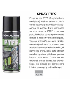 Imagen 1 - SPRAY LUBRICANTE KALI KUNNAN PTFE 400ml SPRAY LUBRICANTE KALI KUNNAN PTFE 400ml - Imagen 1