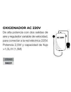 OXIGENADOR KALI AC 220V - Imagen 1