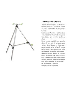 Imagen 1 - TRIPODE KALI KUNNAN SURFCASTING TRIPODE KALI KUNNAN SURFCASTING - Imagen 1
