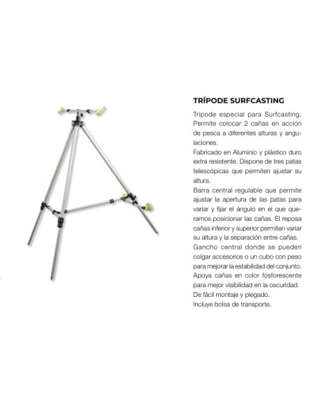 TRIPODE KALI KUNNAN SURFCASTING