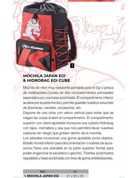 MOCHILA JAPAN EGI BACKPACK