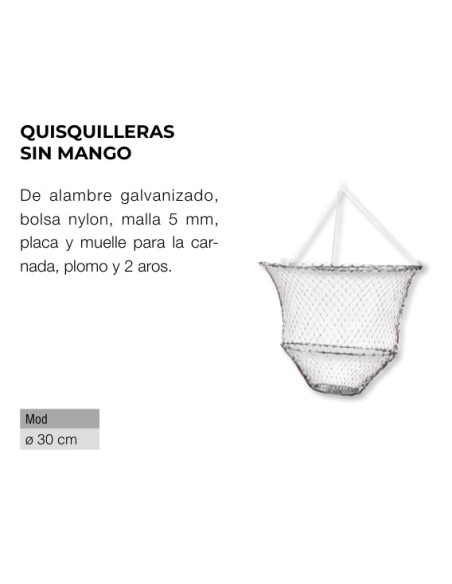 QUISQUILLERA 30 SIN MANGO