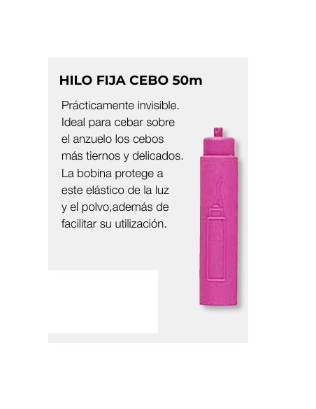 B50m HILO ELAST. FIJA CEBO