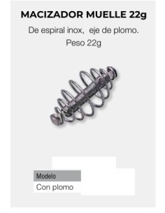 MACIZADOR MUELLE CON PLOMO - Imagen 1