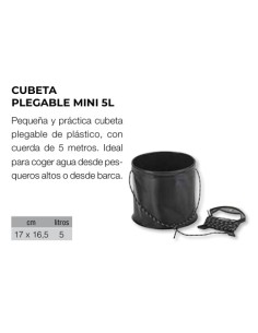 CUBETA KALI KUNNAN PLEGABLE MINI 5M - Imagen 1