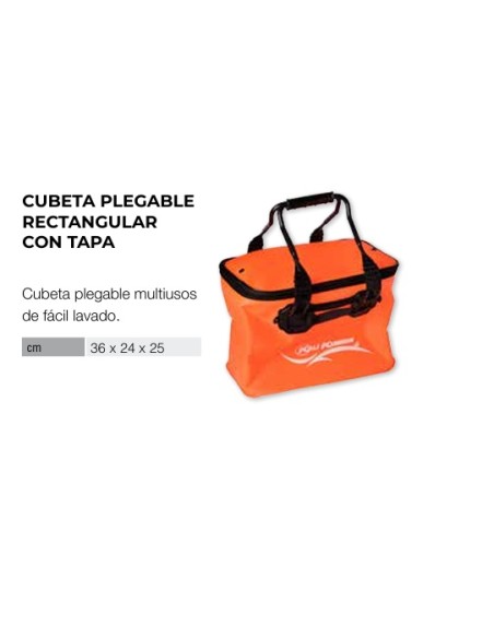 CUBETA KALI KUNNAN PLEGABLE RECTANGULAR TAPA