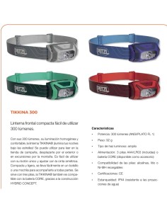 FRONTAL TIKKINA 300 - Imagen 1