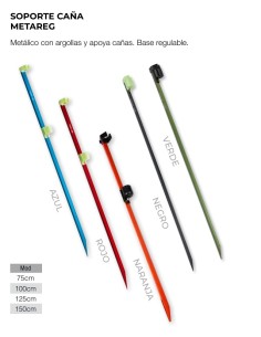 SOPORTE CAÑAS PLAYA KALI KUNNAN METAREG - Imagen 1