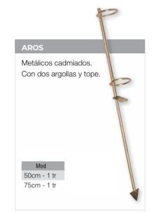 SOPORTE CAÑA AROS - Imagen 1