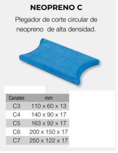 PLEGADOR NEOPRENO C - Imagen 1