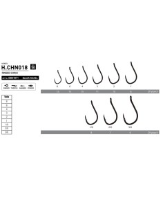 ANZUELO HAYABUSA CHINU RING HCHN018 - Imagen 1