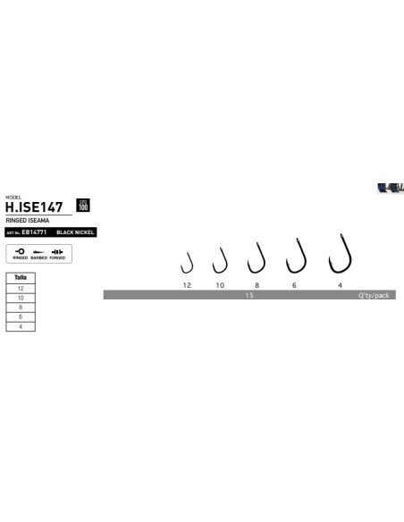 ANZUELO HAYABUSA H.ISE147