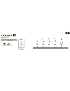 ANZUELO HAYABUSA KYOUGI KISU H.KKS158 - Imagen 1