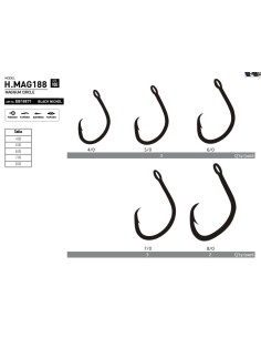 ANZUELO H.MAG188 CIRCLE HOOK BN LOOSE - Imagen 1