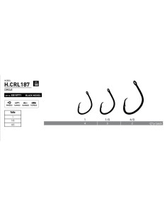 ANZUELO HAYABUSA H.CRL187 CIRCLE - Imagen 1