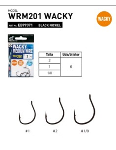 ANZUELO HAYABUSA WRM201 WACKY - Imagen 1