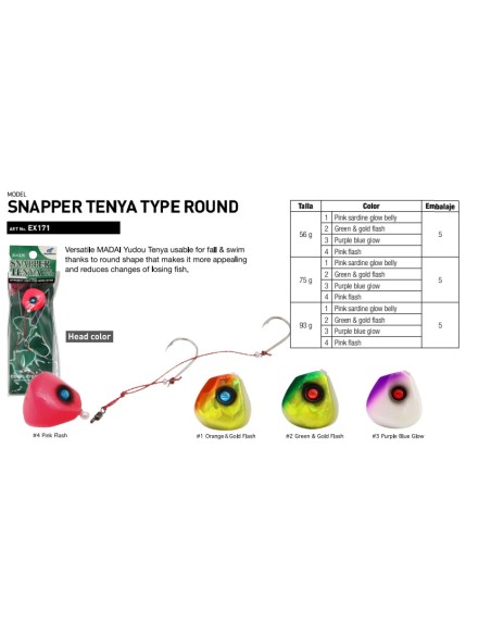 SNAPPER TENYA TYPE ROUND